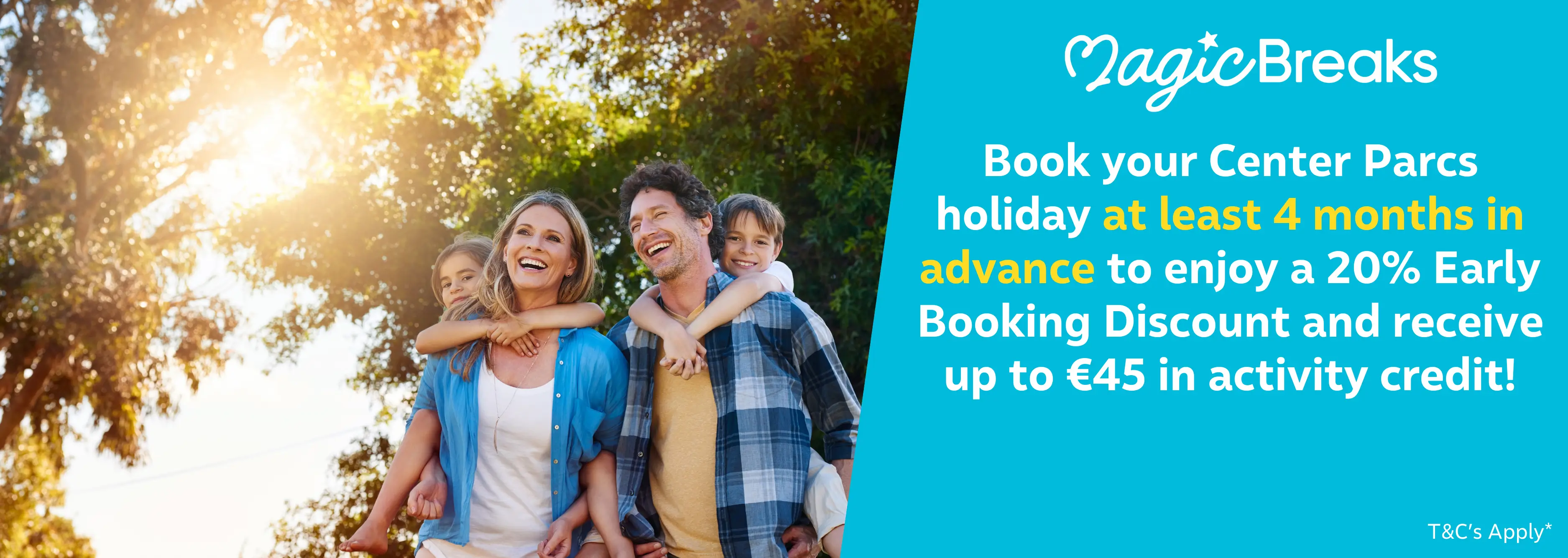 MagicBreaks special offer carousel banner