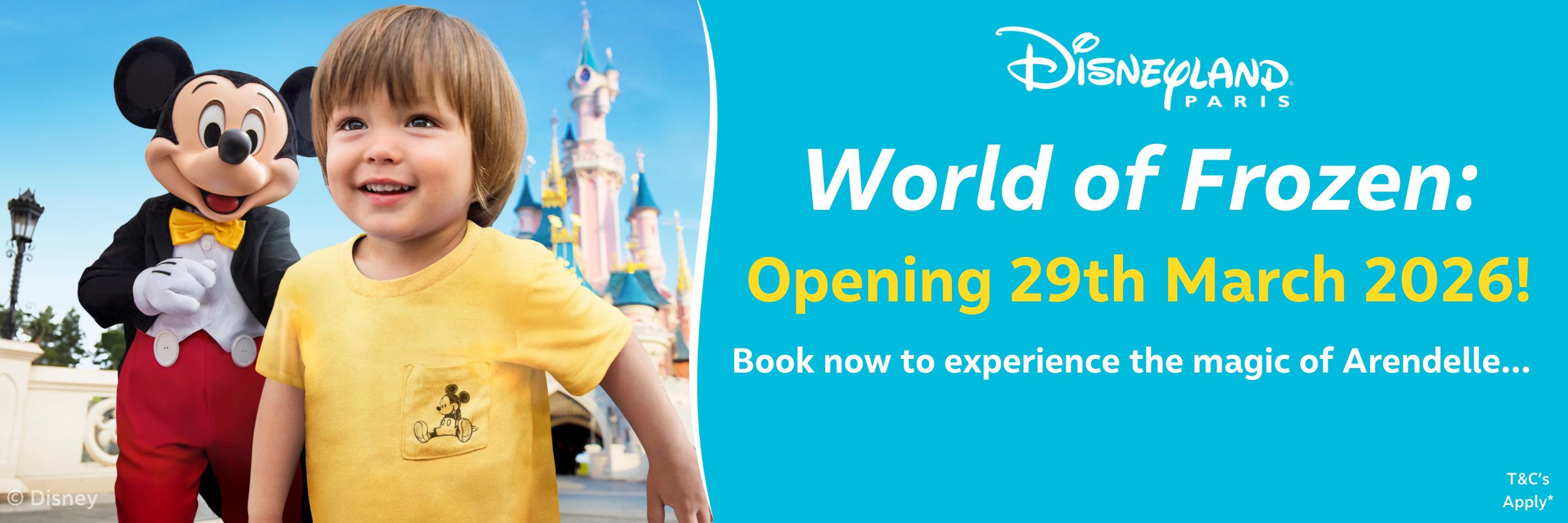 MagicBreaks World of Frozen! carousel banner