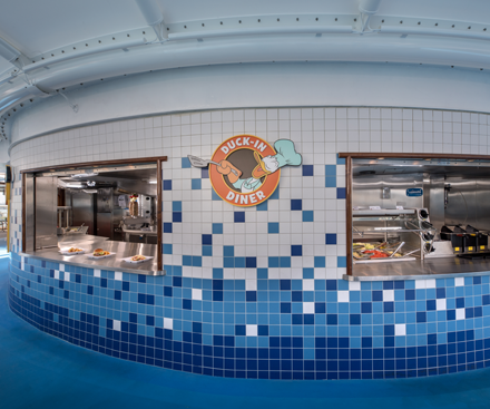 Pato en el restaurante