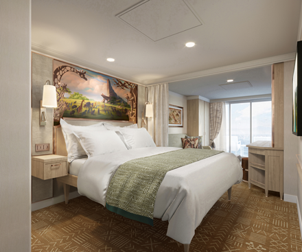 Suite con servicio de conserjería de 1 dormitorio con terraza.