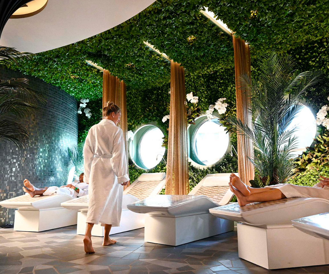 Spa, salón de belleza y gimnasio