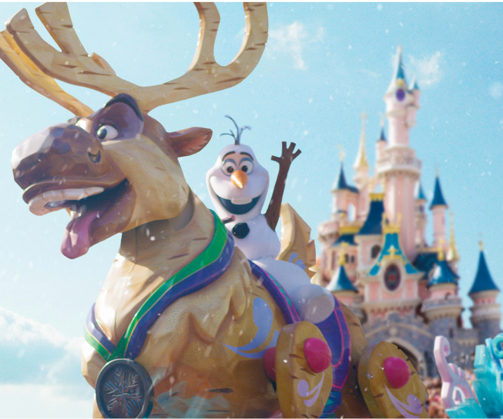 Estrellas de Disney en desfile