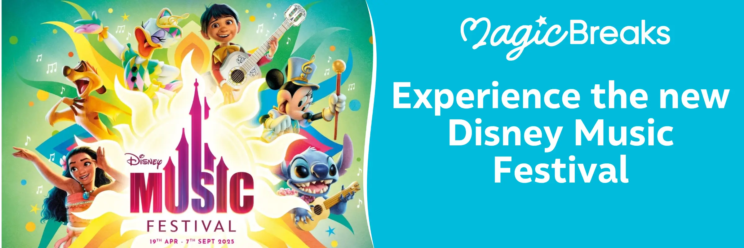 MagicBreaks Music Festival carousel banner