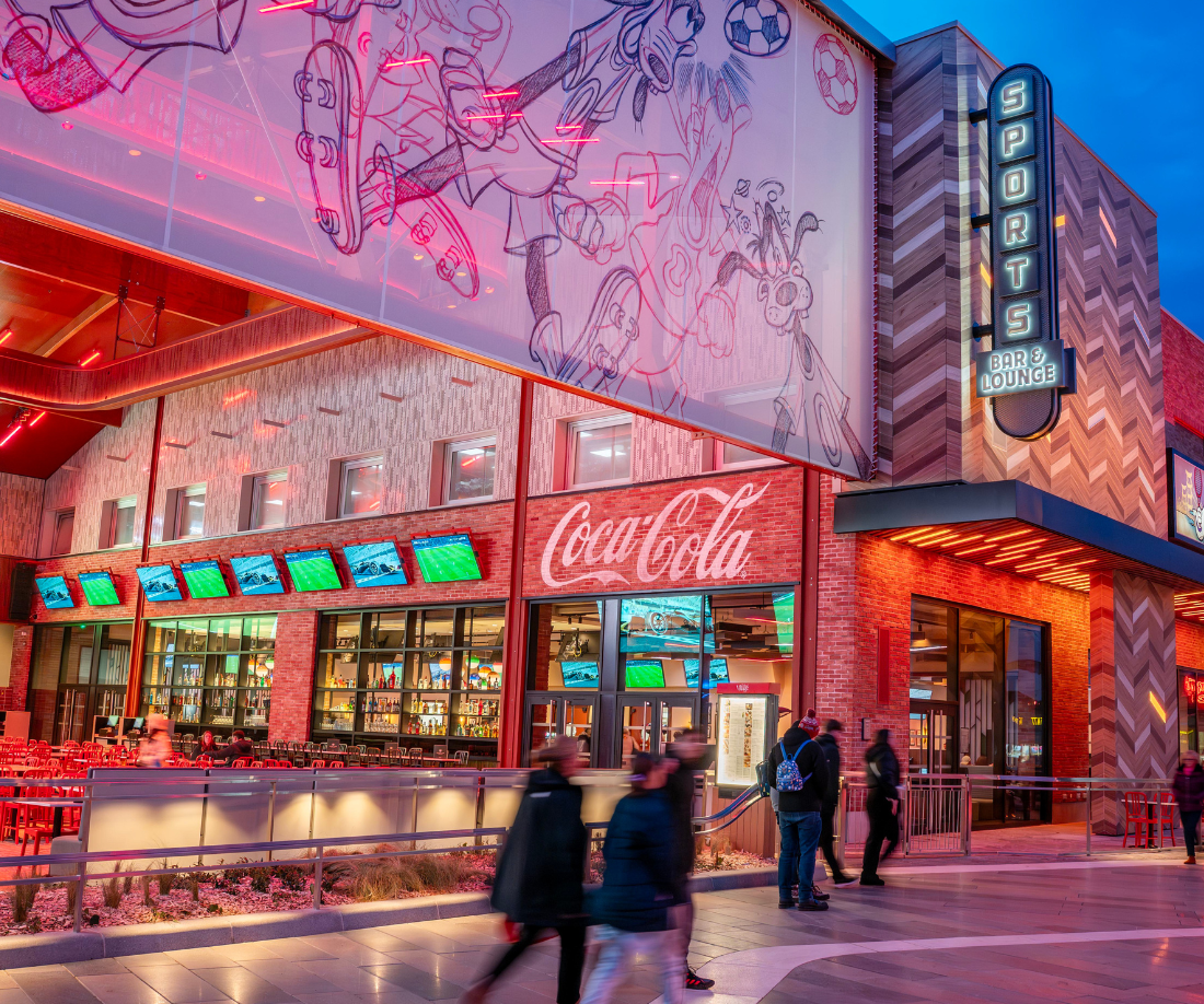 Bar deportivo y salón