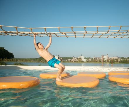 Casa de juegos acuáticos