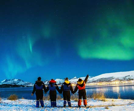 Experiencia de auroras boreales