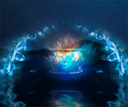 Espectáculo de proyección de agua