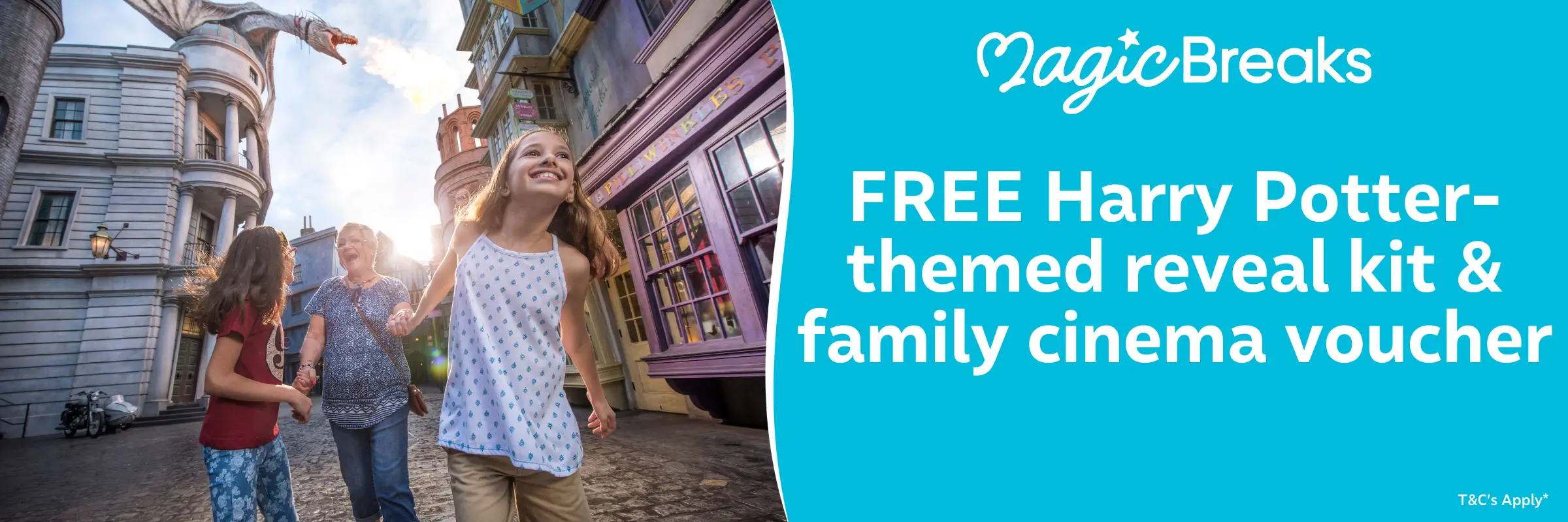 MagicBreaks Epic Universe carousel banner