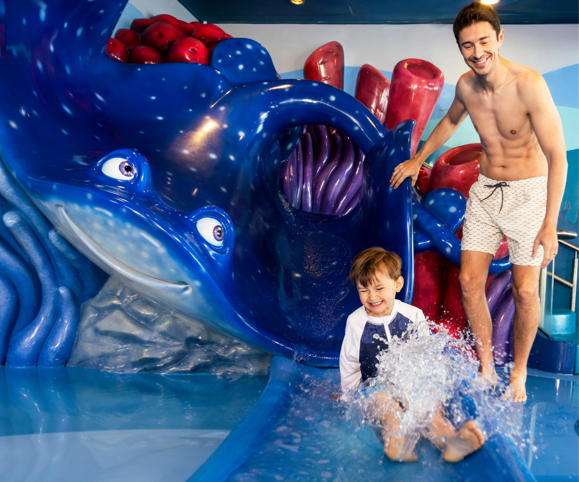 Zonas de juegos acuáticos para niños