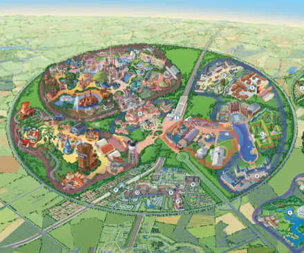 Mapa de Disneyland® París