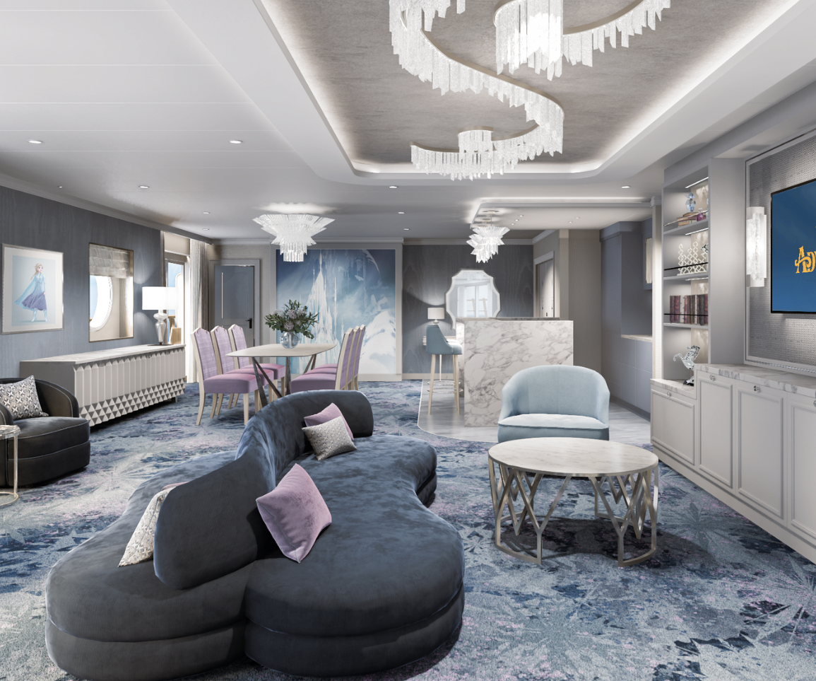 Decoración temática y entretenimiento en la habitación.