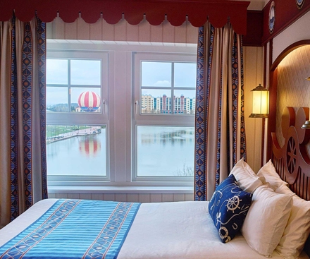 Habitación junto al lago del Compass Club