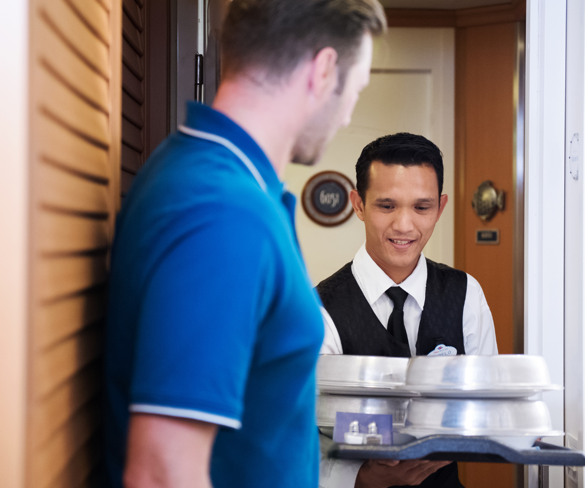 Servicio de habitaciones las 24 horas